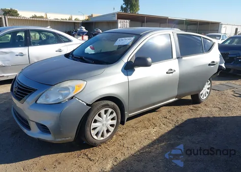 2014 Nissan Versa 1.6 S from USA, damaged, VIN 3N1CN7AP1EL845407